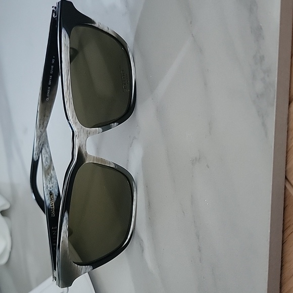 BRAND NEW Celine Sunglasses Smokey Dark Horn Square Rim - Picture 5 of 7